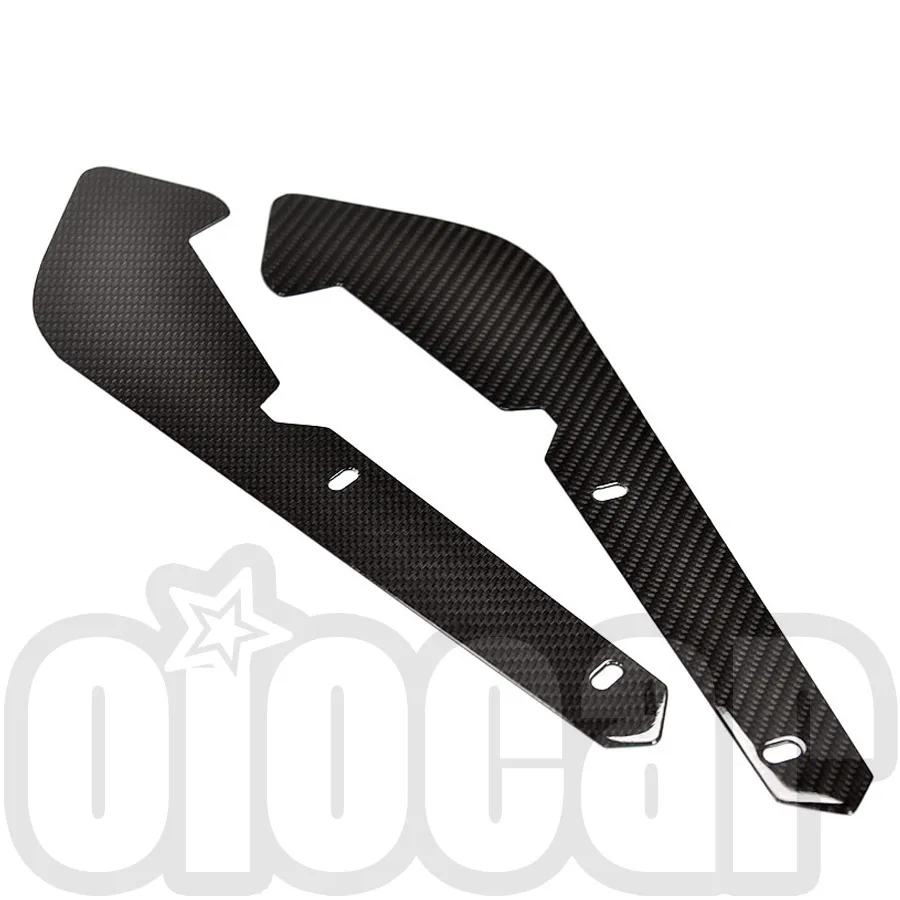 oiomotors Dry Carbon Fiber Front Splash Guards Arch Guards Mud Flaps for BMW G87 M2