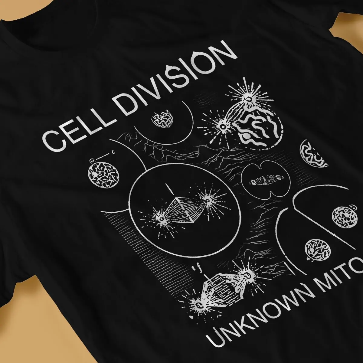 Gramophone Record Man TShirt Cell Division Mitosis Biology Parody Fashion T Shirt Harajuku Sweatshirts Hipster