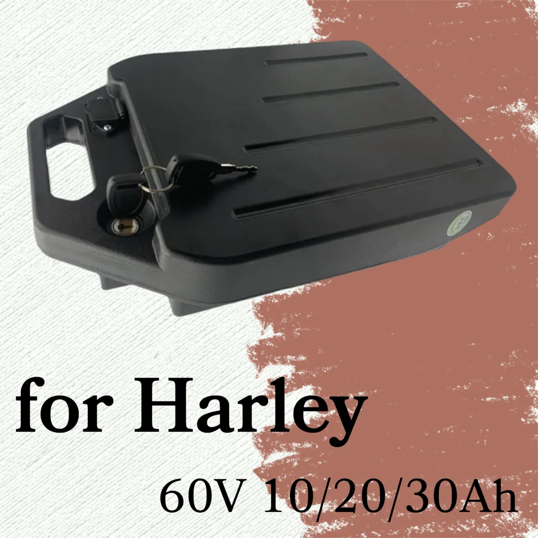 

60V Electric Scooter Battery Pack for Harley Foldable Motorcycle Li-ion 10/20/30Ah 2000W Two-Wheel Vehicle Ac