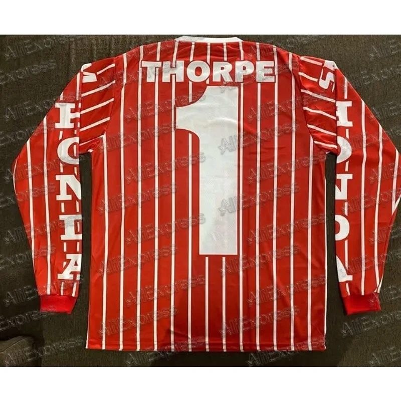 HONDA # 1 THORPE Autunno Classico Retro Motocross Racing Camicia da uomo Traspirante Asciugatura rapida Alla moda Sport casual Manica lunga