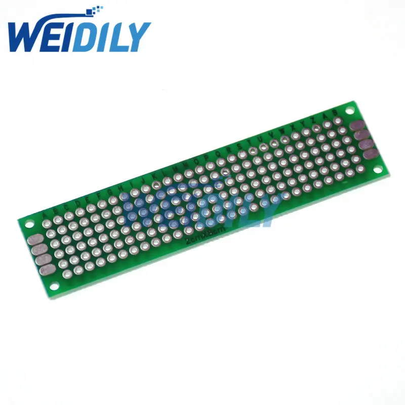 5PCS 2*8CM Double Side Prototype PCB diy Universal Printed Circuit Board 2x8cm Breadboard