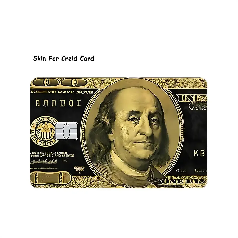 Creative USA Dollar Card Stickers Cartoon Decorative Small Waterproof Chip 4PCS Card Sticker New Anti-Scratch - view 6