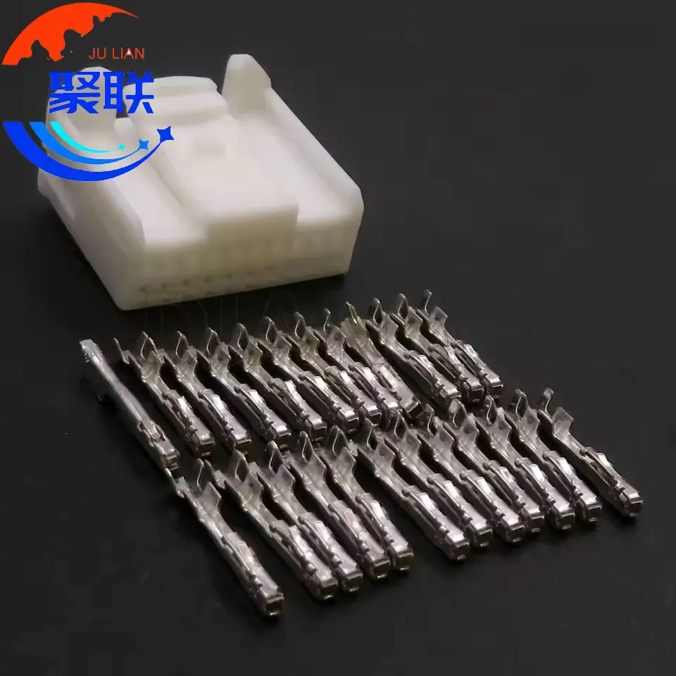 1 مجموعة 20Pin سيارة مشغل أقراص مضغوطة الأسلاك تسخير المقبس التيار المتناوب الجمعية 1473750-1 1473807-1 السيارات منخفضة الحالي موصل الصوت لتويوتا