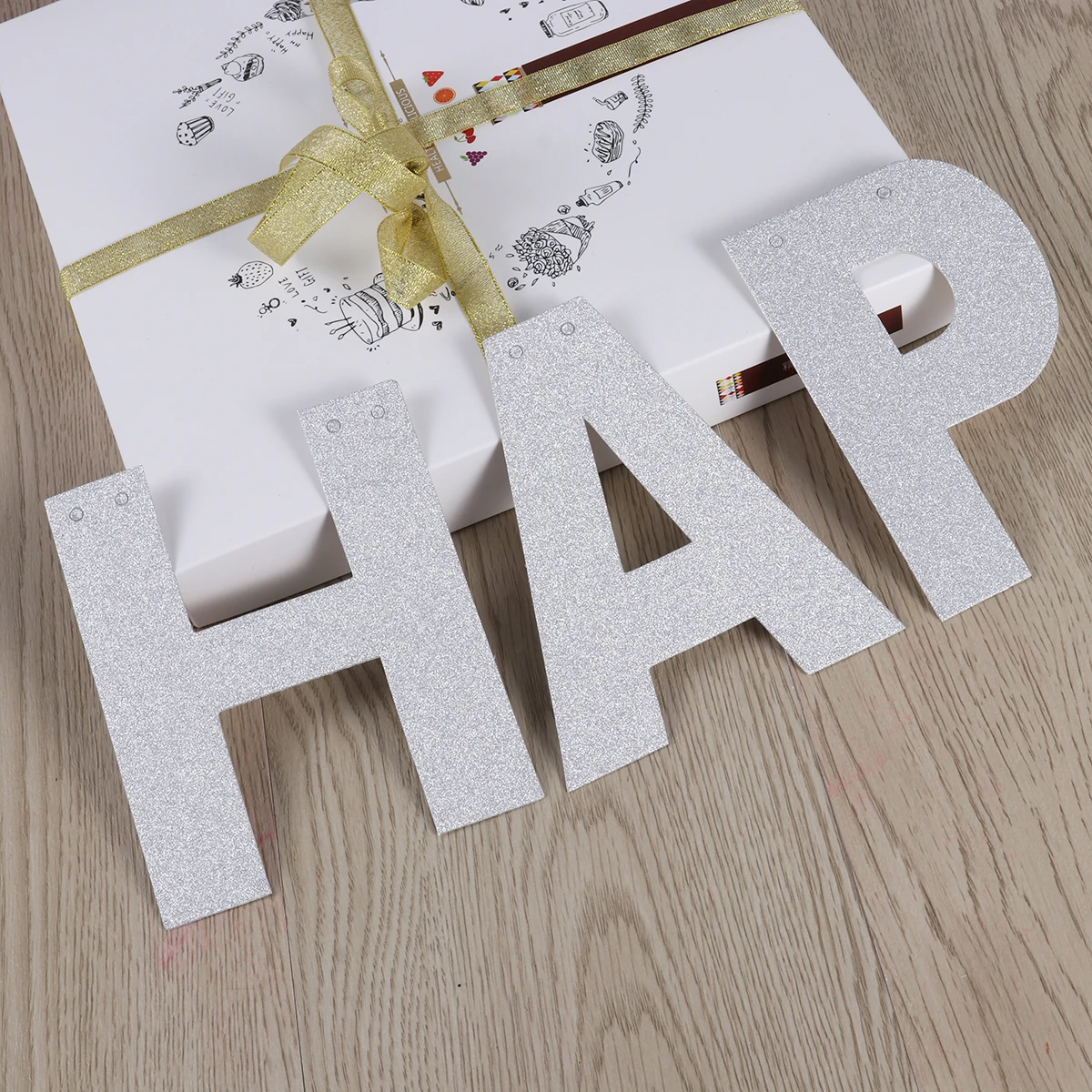 

Glitter Happy Birthday Banners Paper Garland Hanging Party Decor Bedroom Living Room Wall Ceiling Birthday Party