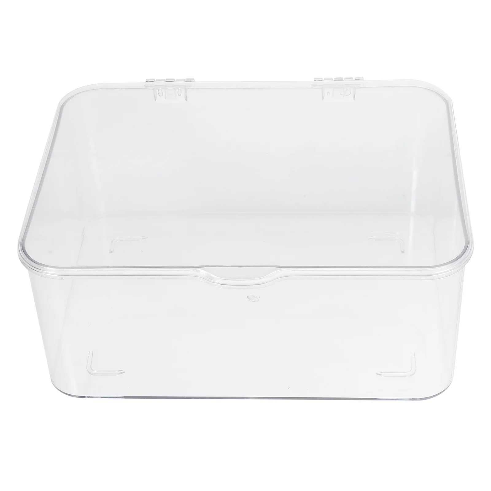 

Large Capacity Clear Storage Box Stackable Desk Organizer For Home Kitchen Tea Cup Coffee Mug Storage Container With Lid