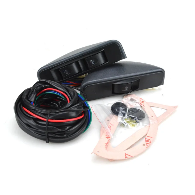 For Dadi Zhong tai 5008/2008 Modified electric vehicle window glass lifter hand crank to electric window shaker wiring harness