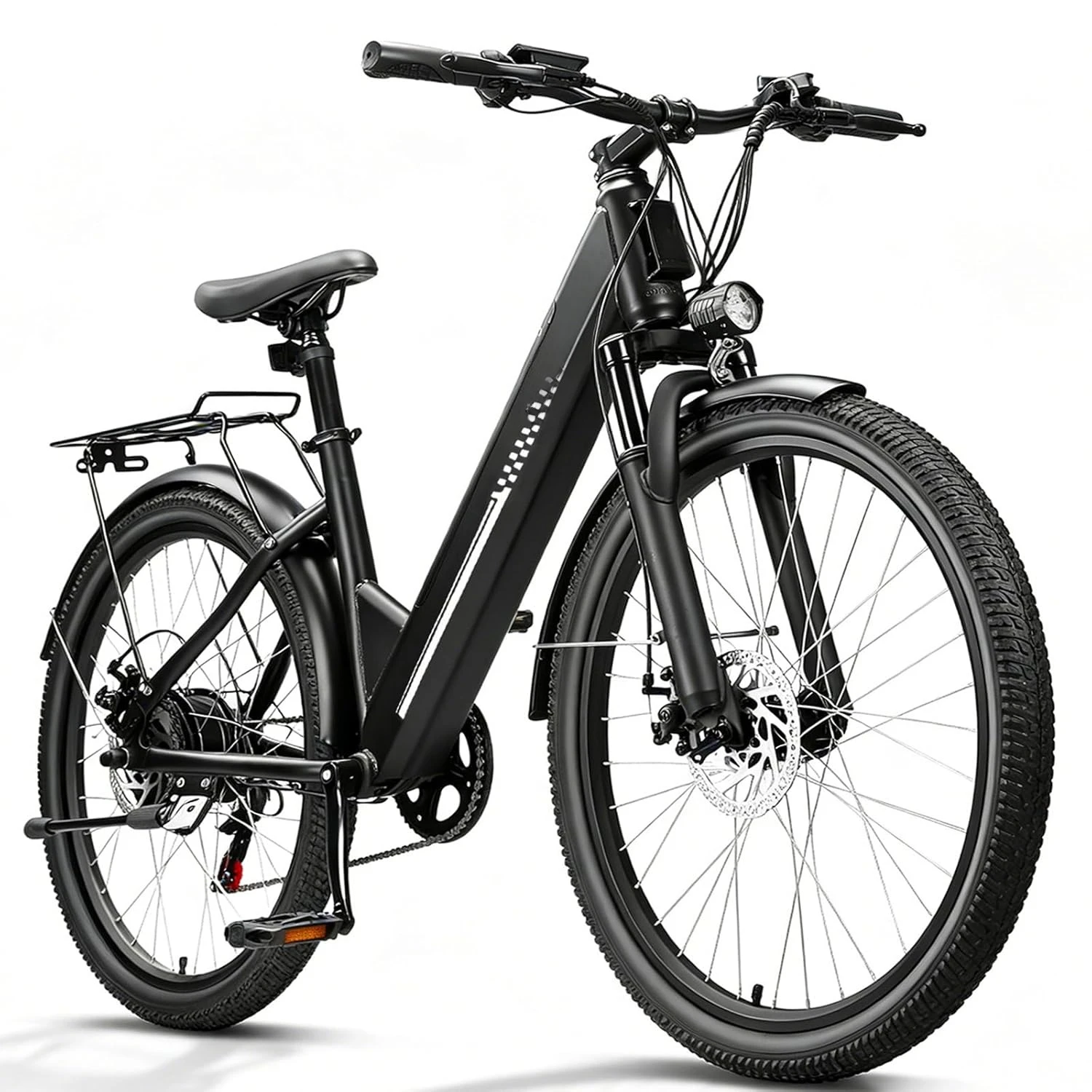 

750 Вт | Электровелосипед 1000 Вт для взрослых, съемная батарея 48В 13Ач, 26-дюймовые широкие шины, до 96 км, 7 скоростей, настраиваемый