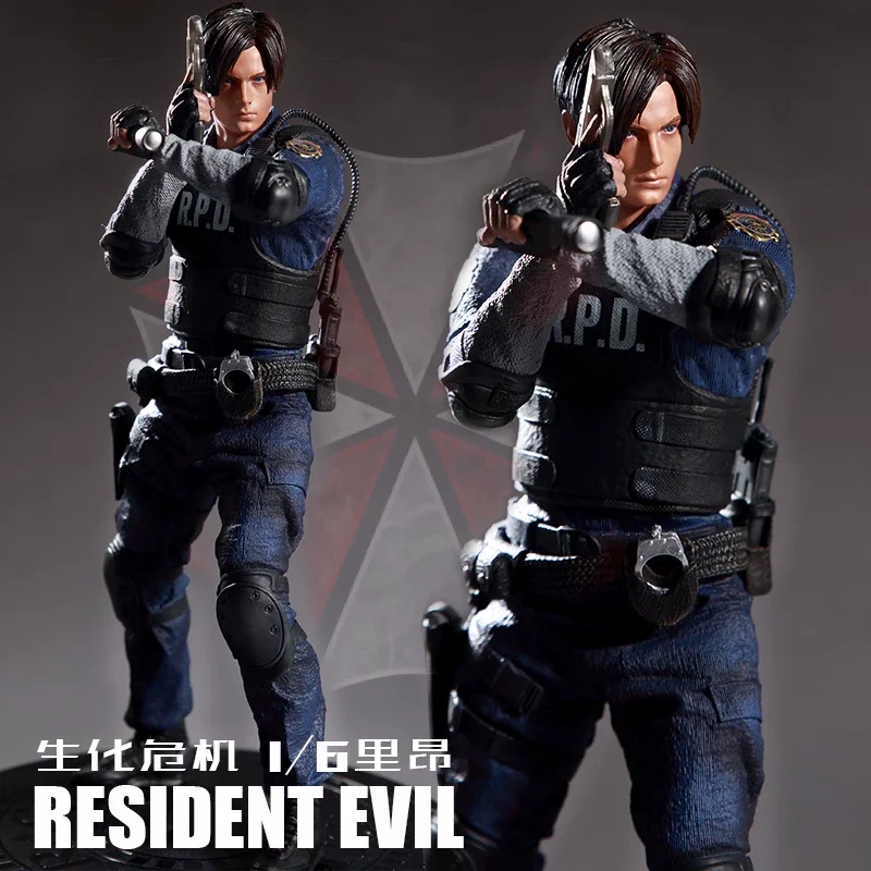 

In Stock 1/6 Scale Soldier Resident Evil Lyon Jill Static Immovable Sculpture Doll Model for Desktop Ornament Collection