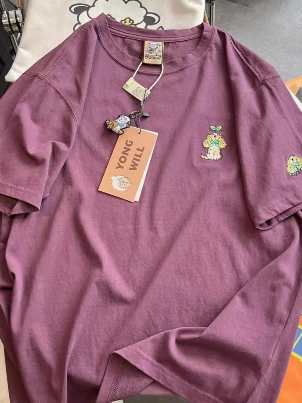 Plus size puro algodão ort sve camiseta feminina linda f sve corpo irt dos desenhos animados cão impressão casual verão topo