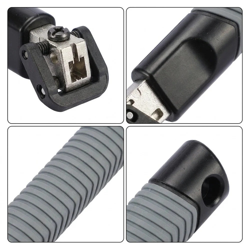 For Cutting Tasks Replacement Saw Handle Portable Cutting Handle Black And Grey Grooved Non-slip Grip For Quick Edge Replacement