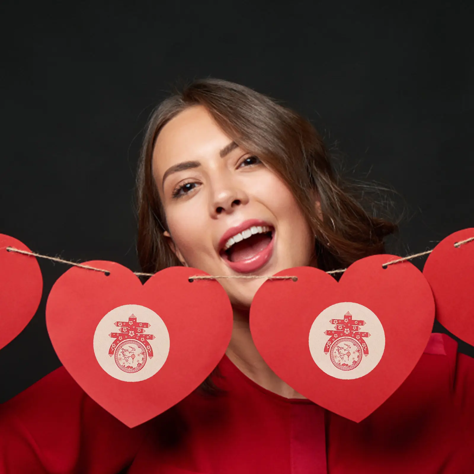 

1 Roll Ox Year Self Adhesive Stickers High Tack Premium Quality Easy Tear Spring Festival Decoration Gift Wrapping Scrapbooking