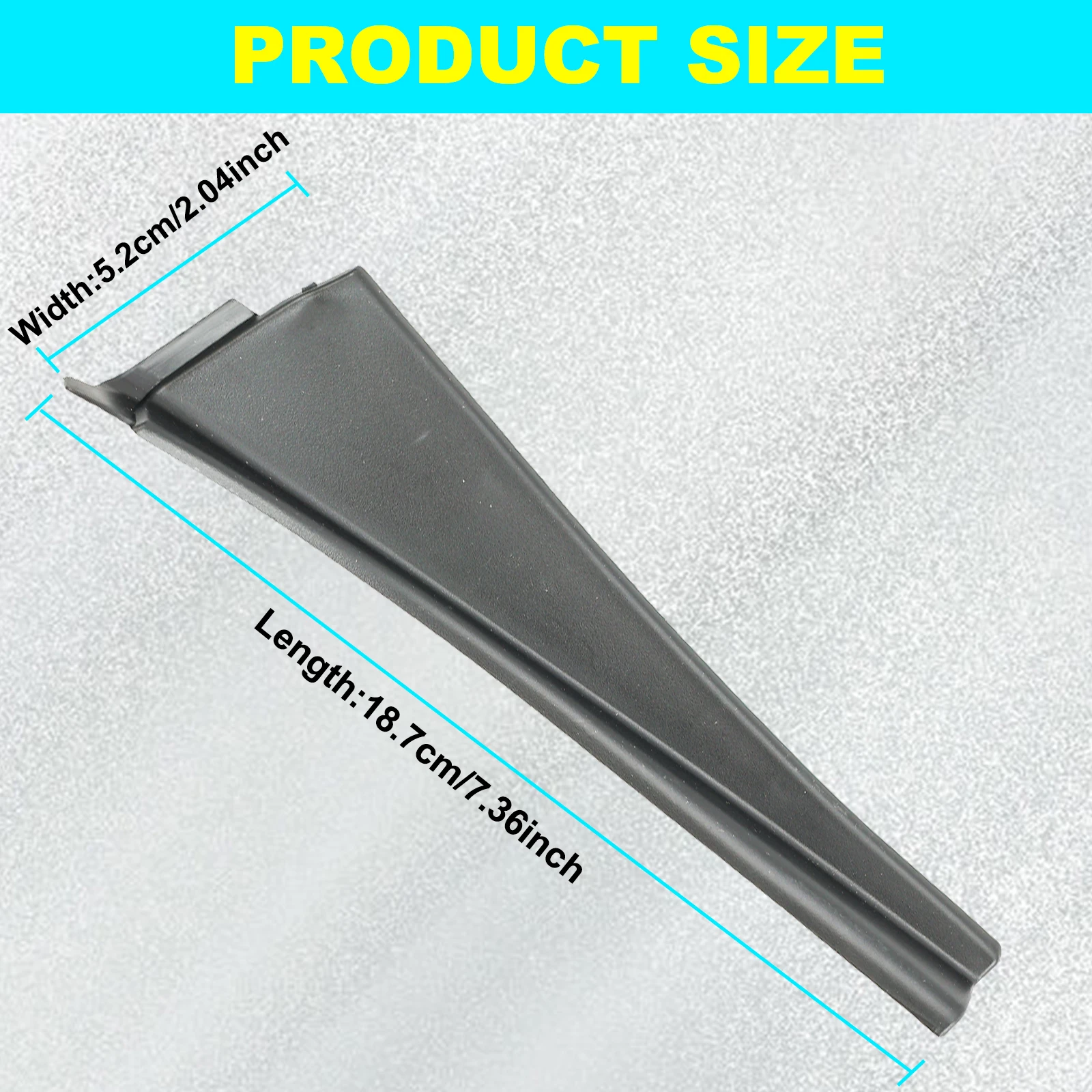 2PCS For Nissan Qashqai/Rogue J10 2008 2009 2010 2011 2012 2013 2014 2015 Front Windshield Wrap Corner Wiper Side Trim Cover Lid