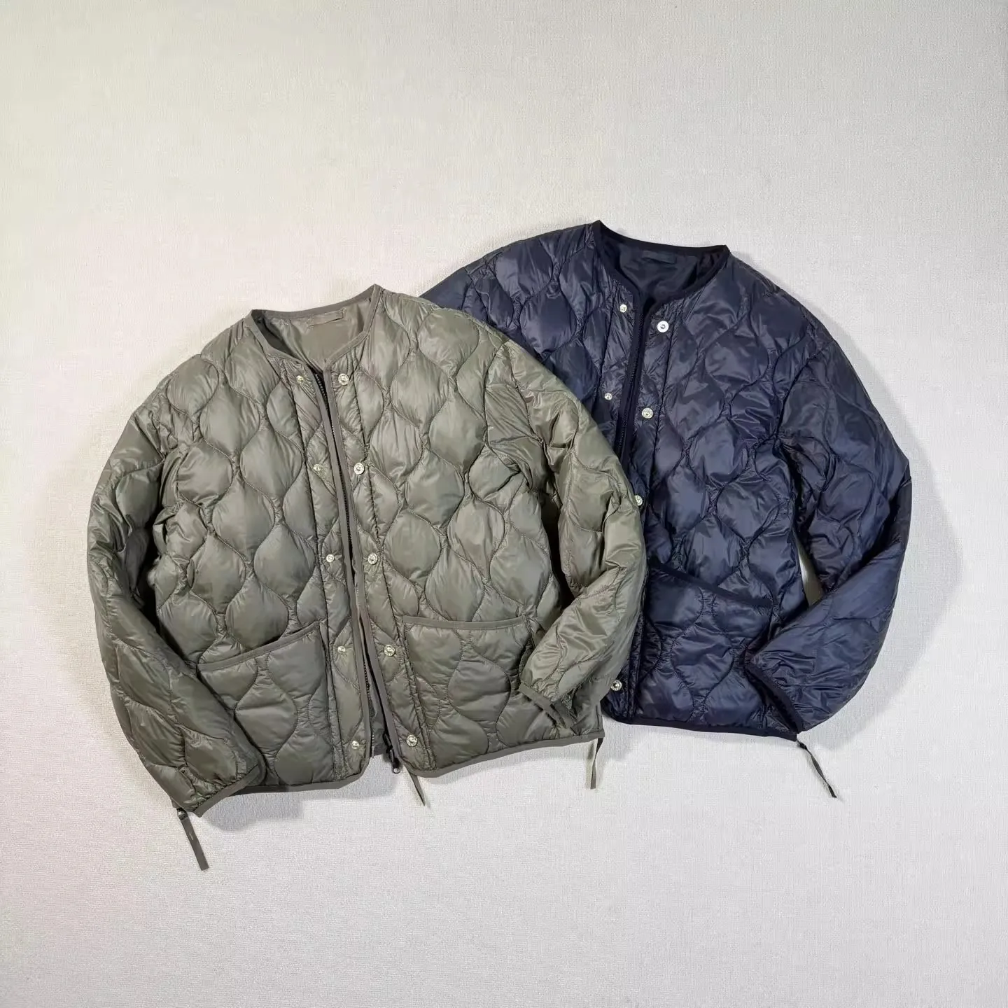 

Ретро-куртка в японском стиле Sle M65, функциональная, легкая, с наполнителем 95% пуха, 800 Fill Power, двусторонняя, с внутренней молнией, наружная часть из материала Jaet.