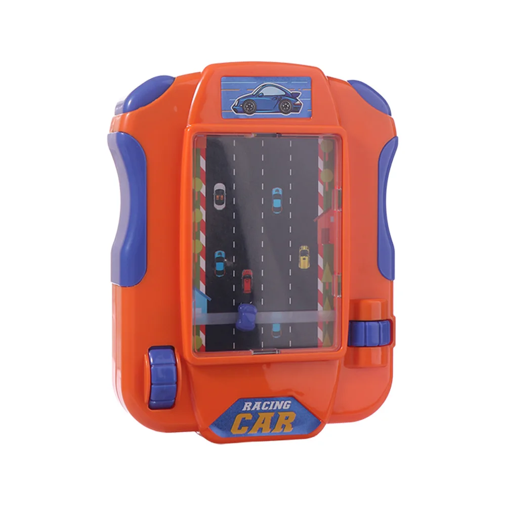 Large Screen Racing Car Game Machine Adventure Portable Simulate Driving Car Toy Creative Safe Palm Game Toys Festival Gift
