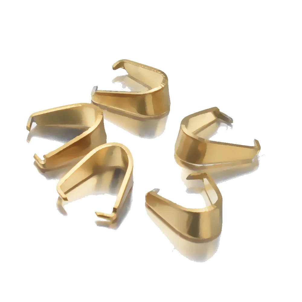 50 stücke Überzogene Gold Edelstahl Haken Kautionen Charme Melone Samen Schnalle Anhänger DIY Halskette Armband Connectors Schmuck Finden