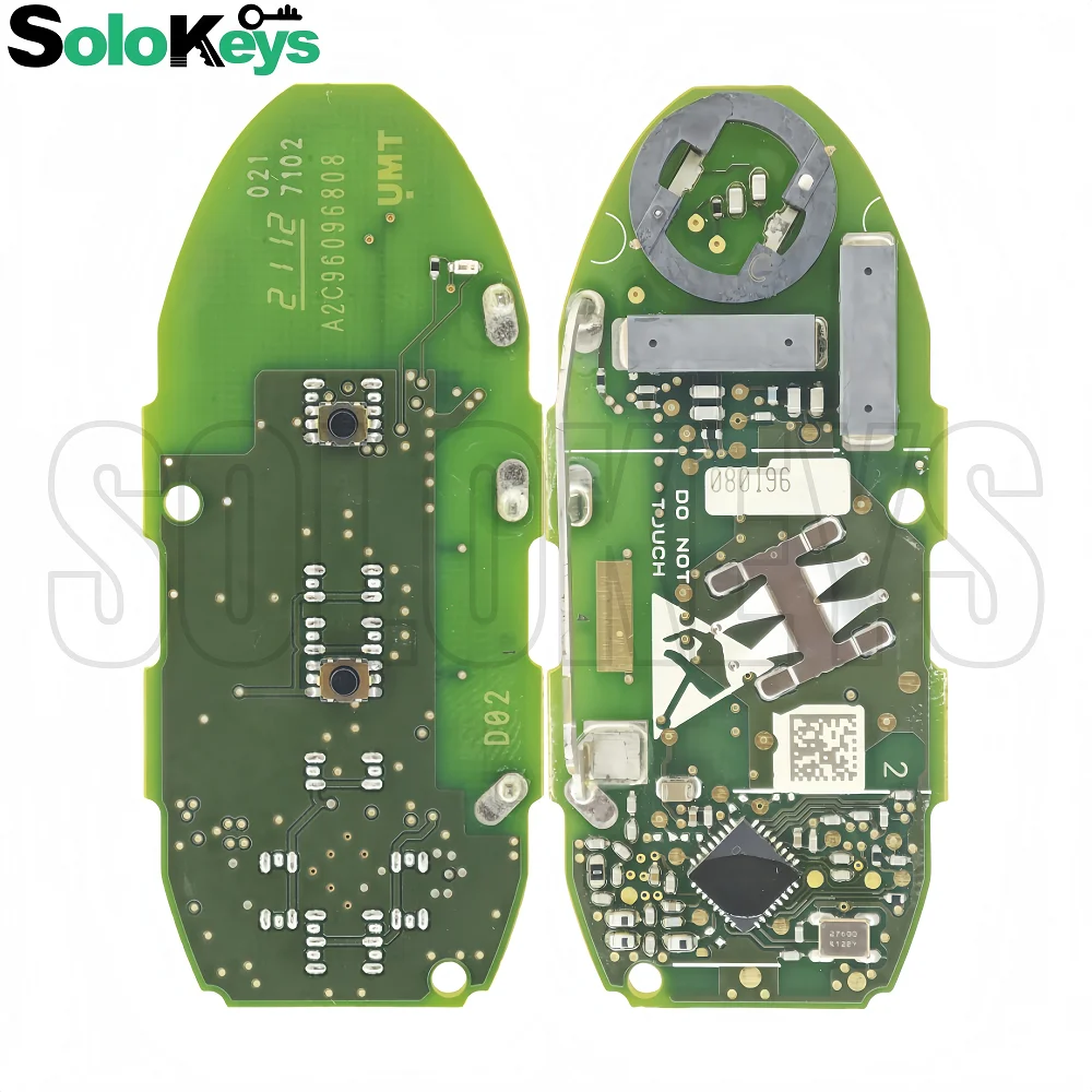 ID SOLOKEYS FCC: KR5TXN2 S 180144600   P/N: 225E3-6XJ0A llave de coche remota inteligente Original para Nissan Note 2022 315MHz 4A Chip con logotipo