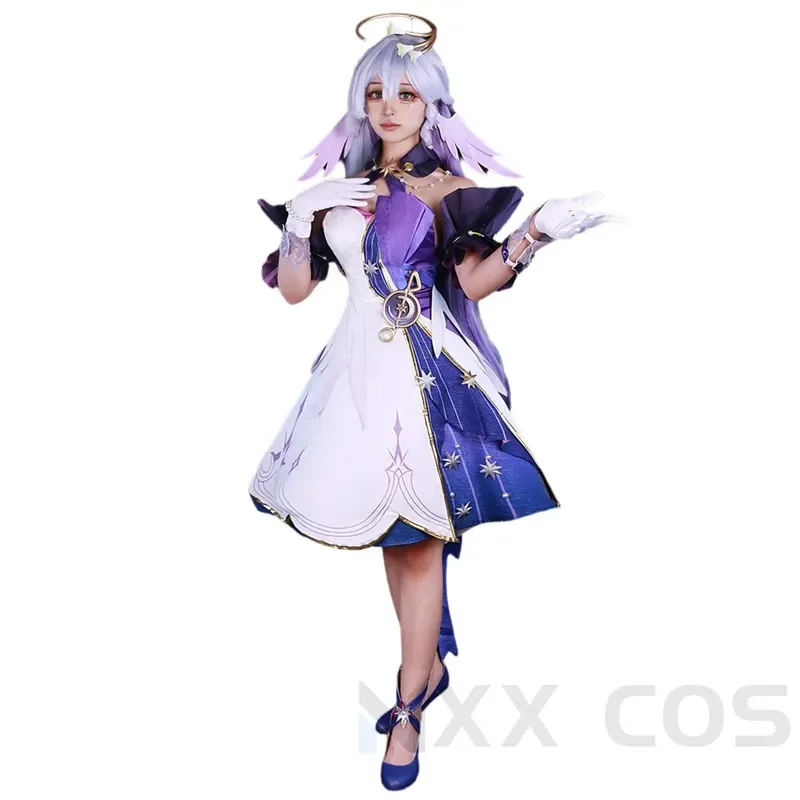 Hookai star rail Robin 3D cosplay costume rode play Comic Con dress Hallowmas Party wigs animation prop game