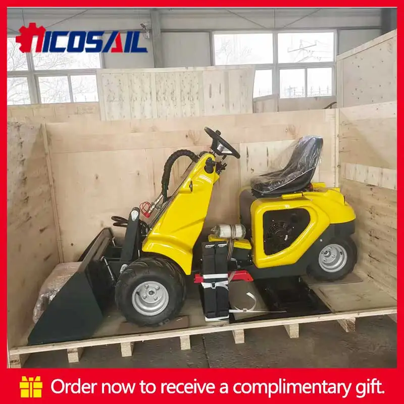 

3 Wheel Skid Steer Loader for Logistics Yards - Efficient Material Handling & Narrow Space Adaptation