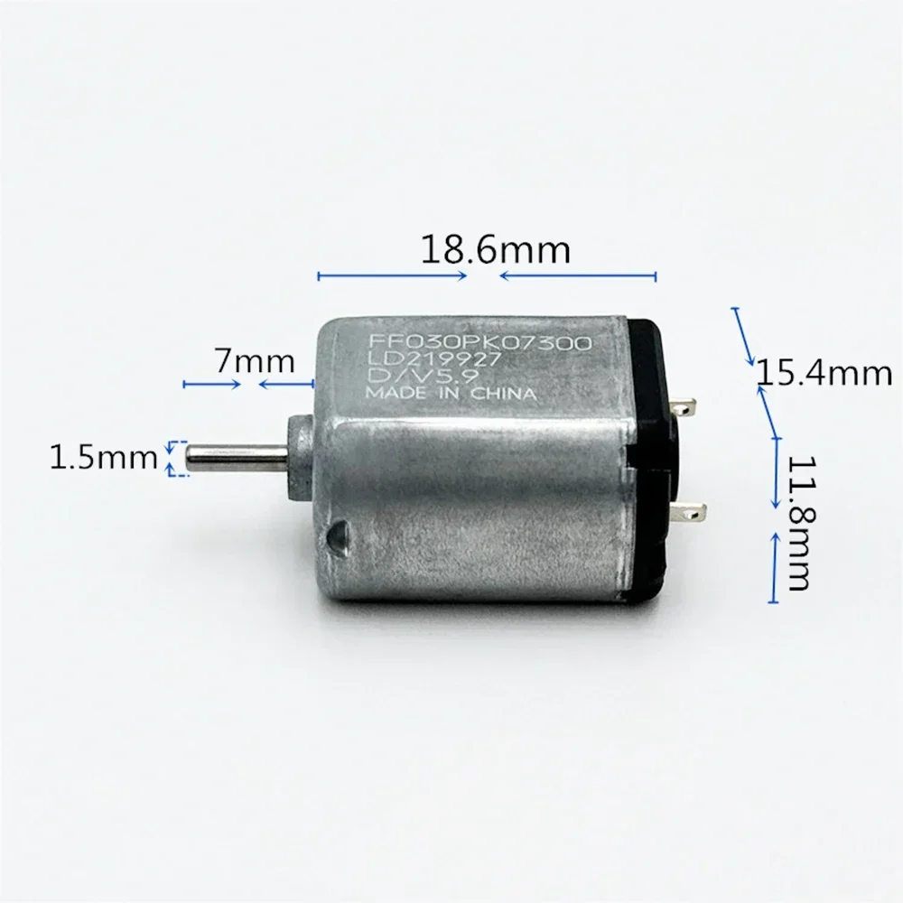 MABUCHI 030 Motor DC 3V 3.7V 6V 9V 12000RPM High Speed Mini Engine Low Noise for Electronic Door Lock Toy Car Boat Model