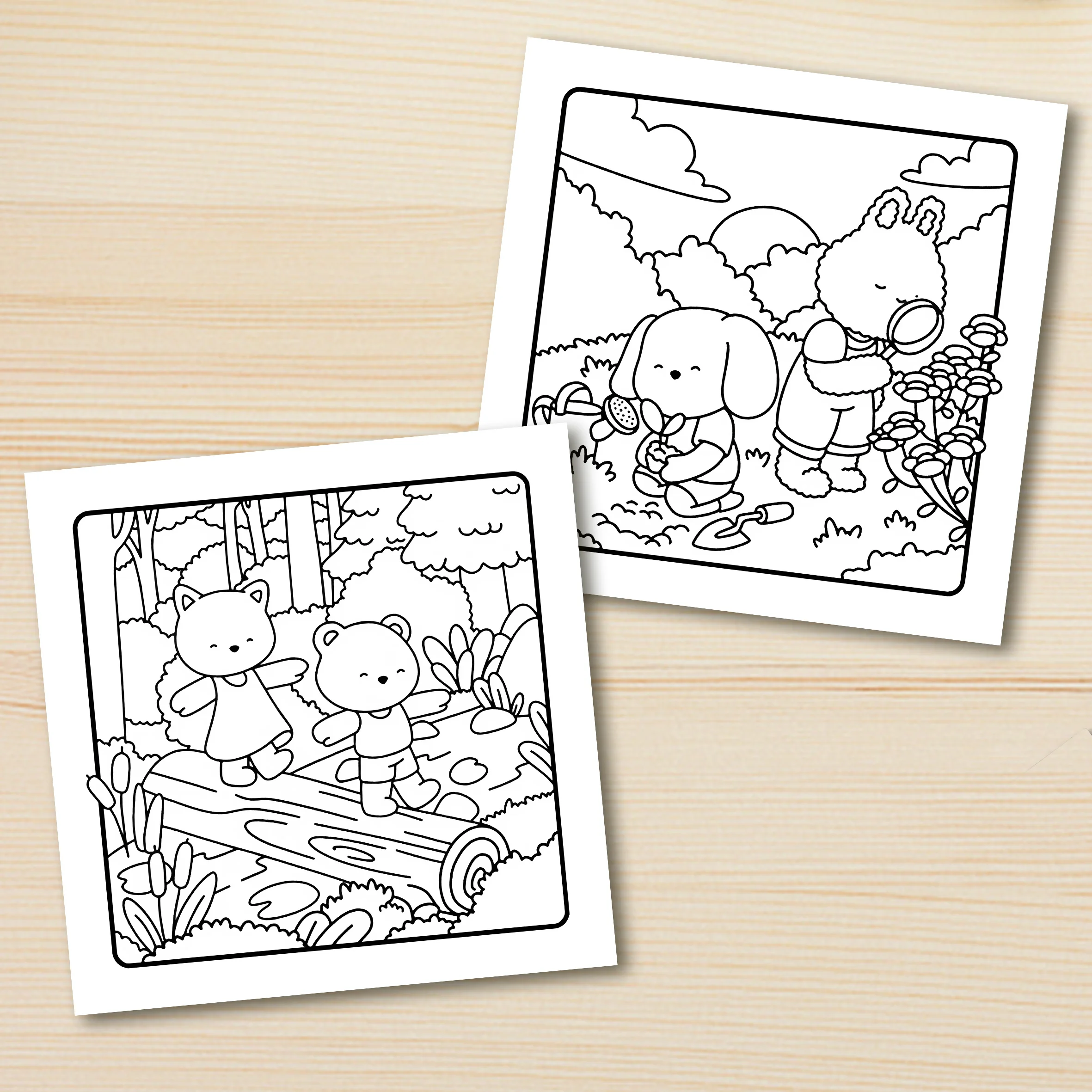 SUMMER LOVE Bold-easy Patterns Coloring Book for Adults Cute Drawing Book Perfect Gift for Party and Birthday