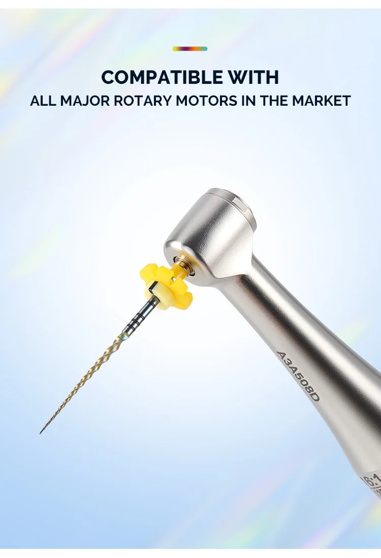 5 Boxen AZDENT Dental Endodontische Wurzelkanalfeilen Super Rainbow Files 25mm Thermisch Aktivierte NITI Flexible Zahnärztliche Feilen – Detail 6