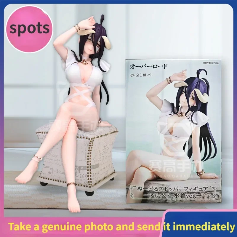 Authentic FuRyu Overlord: The King of The Undead Yarbeide Swimwear Instant Noodles Landscape Products Handmade Models Toys Anime