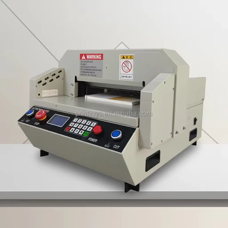 Desktop Electric Digital Electric A3 A4 330mm Paper Cutter Machine with  Safety Operation
