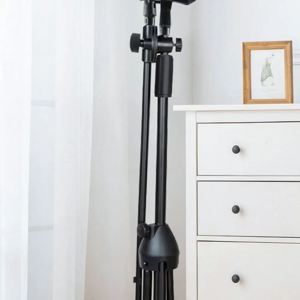 Adjustable Microphone Stand Floor Tripod Boom Arm Holder Stable Recording Studio Podcast Broadcast Live Streaming Mount