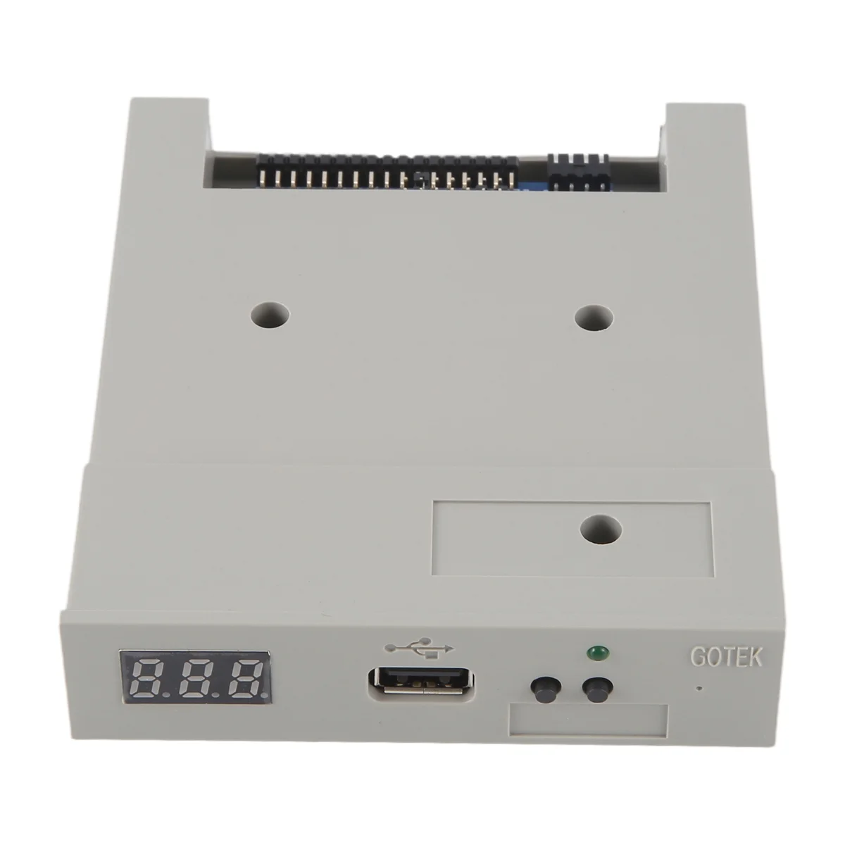 SSD Floppy Drive EmulatorVersion SFR1M44-U100K USB Emulator Gray 3.5In 1.44MB USB SSD Floppy Drive