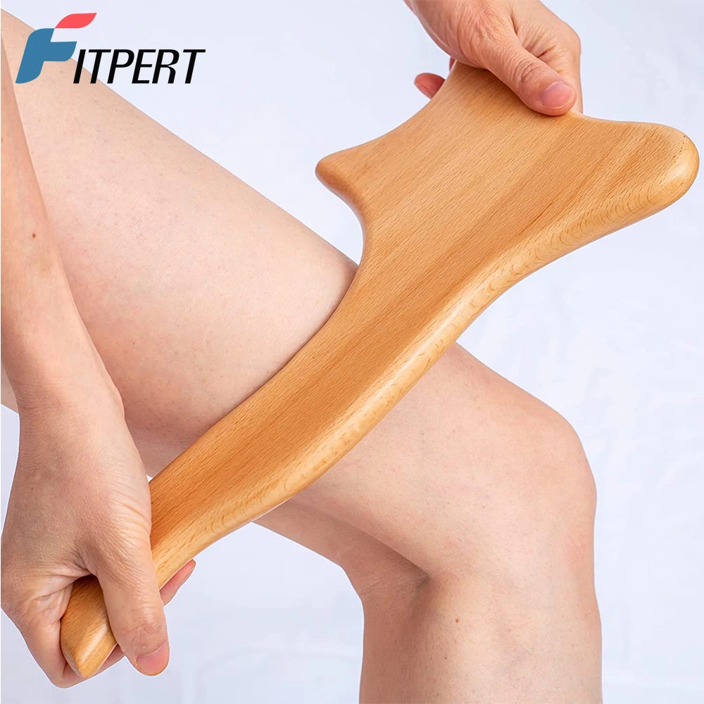 

1 PC Wooden Lymphatic Drainage Tool, Wood Therapy Massage Tools, Anti Cellulite Massage Tool Gua Sha Massage Soft Tissue Therapy