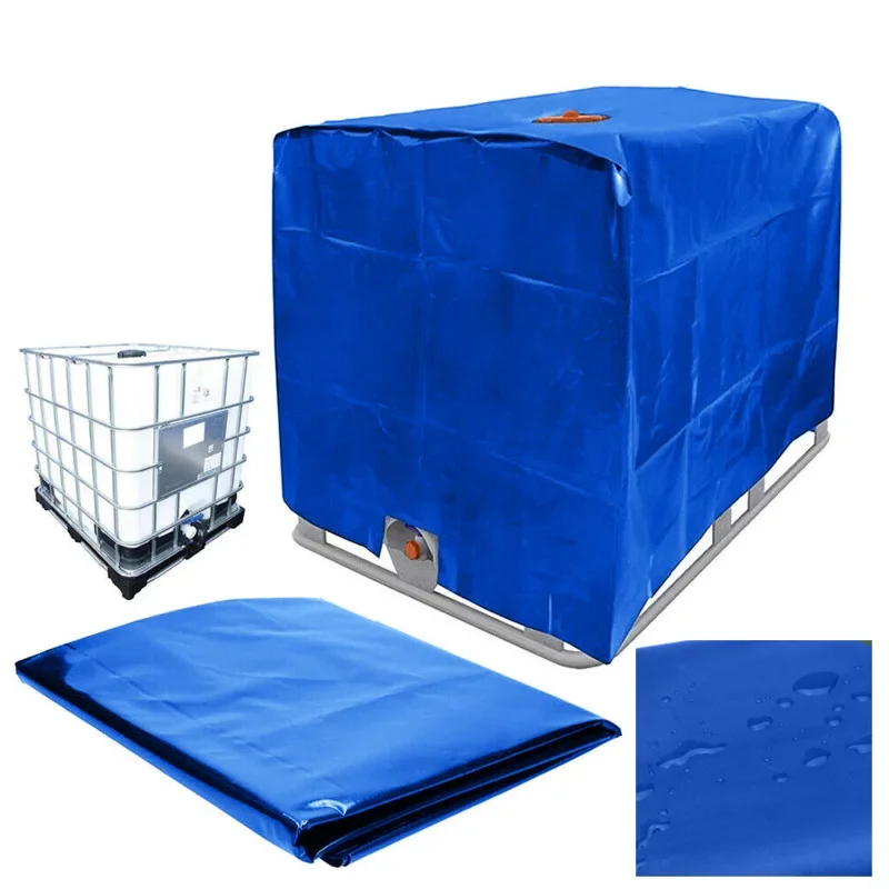 4 Colors Outdoor Water Tank Cover For 1000/800/600/300 Liters IBC Tote Cover Waterproof And Dustproof Rainwater Tank