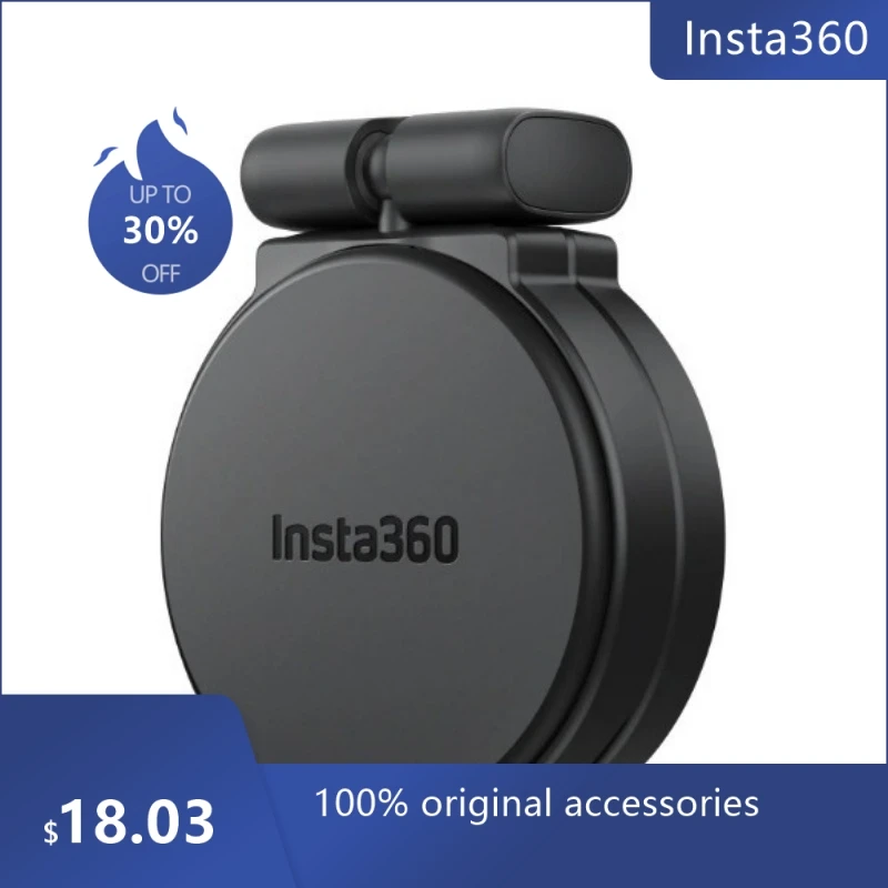 Insta360 GO 3 / GO 3S Magnetic + Nano Adhesive Mount | Flexible 360° Ball Joint | Compact Camera Holder