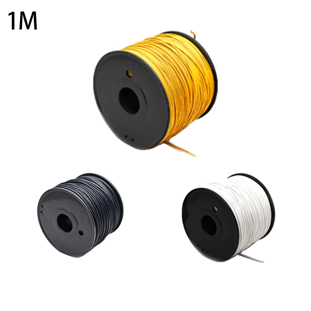 Guitar Parts Cable 1M Pre-tinned Guitar Cable Reliable Connection Waxed Cotton Outer Braid Guitar Customization