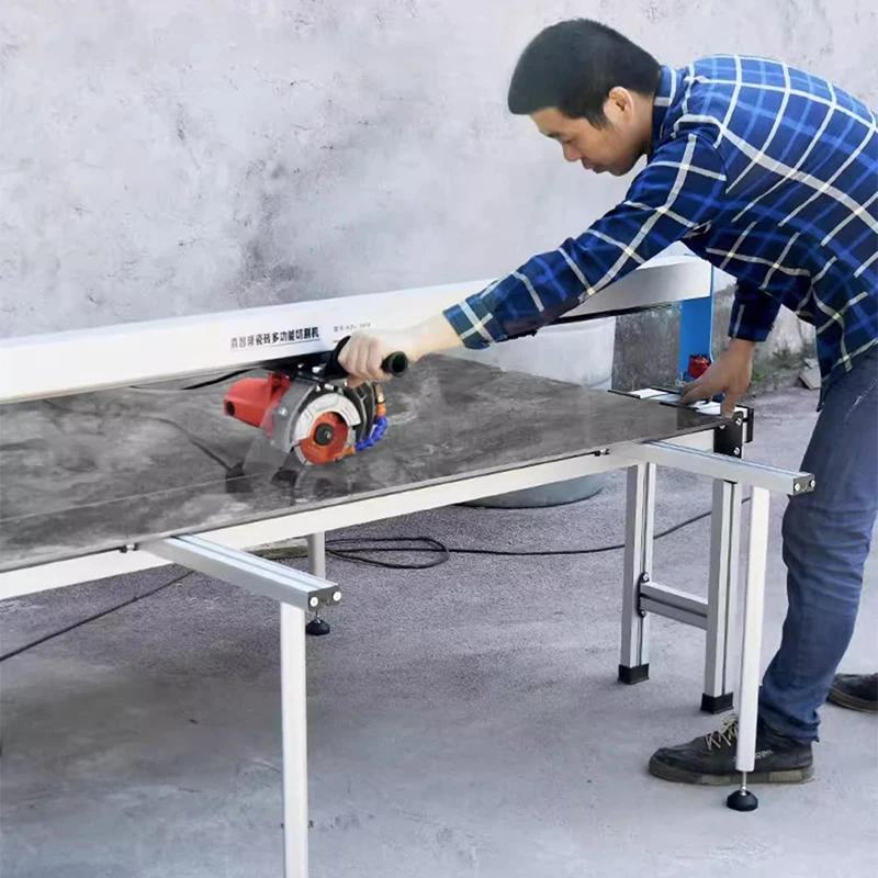 2300W Automatic Ceramic Tile Cutter Push knife infrared Laser Edging Chamfering Parquet Slotting Device 1250MM-1850MM