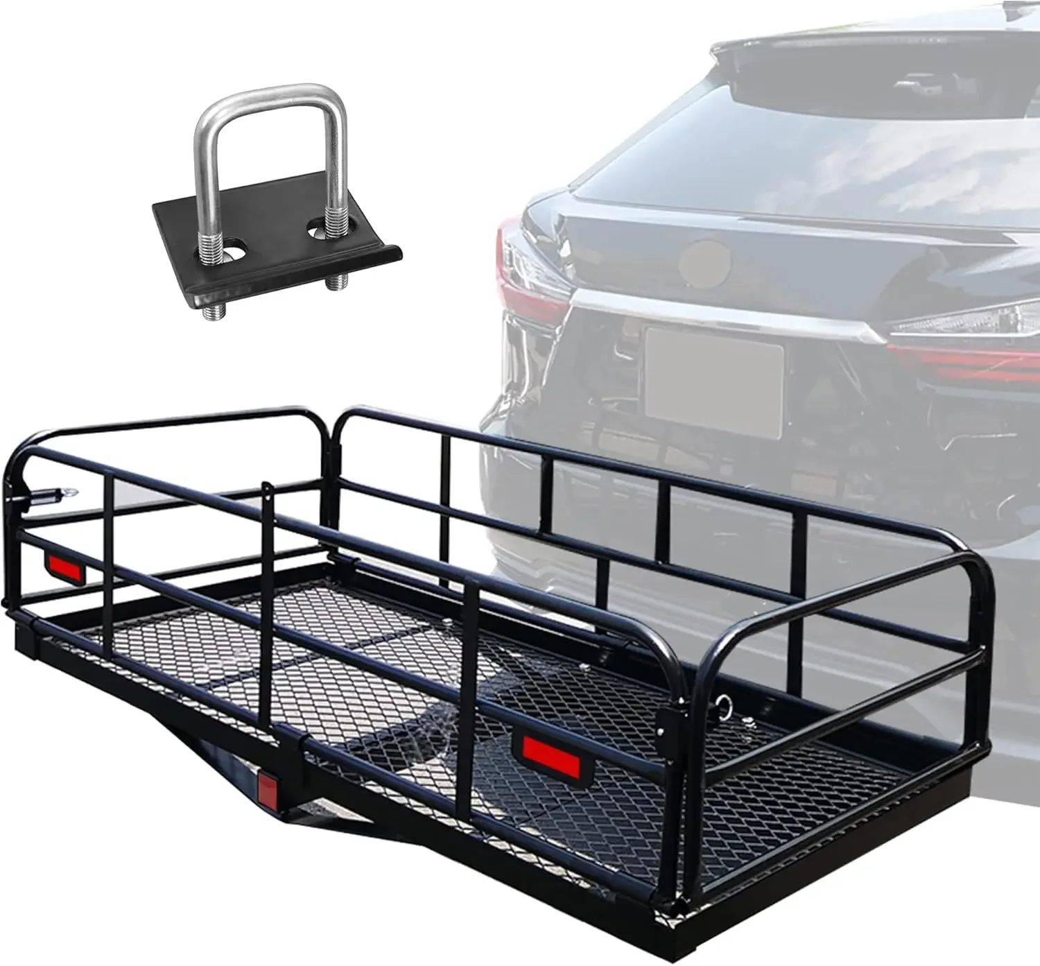 Heavy Duty Hitch Mount Cargo Carrier 60