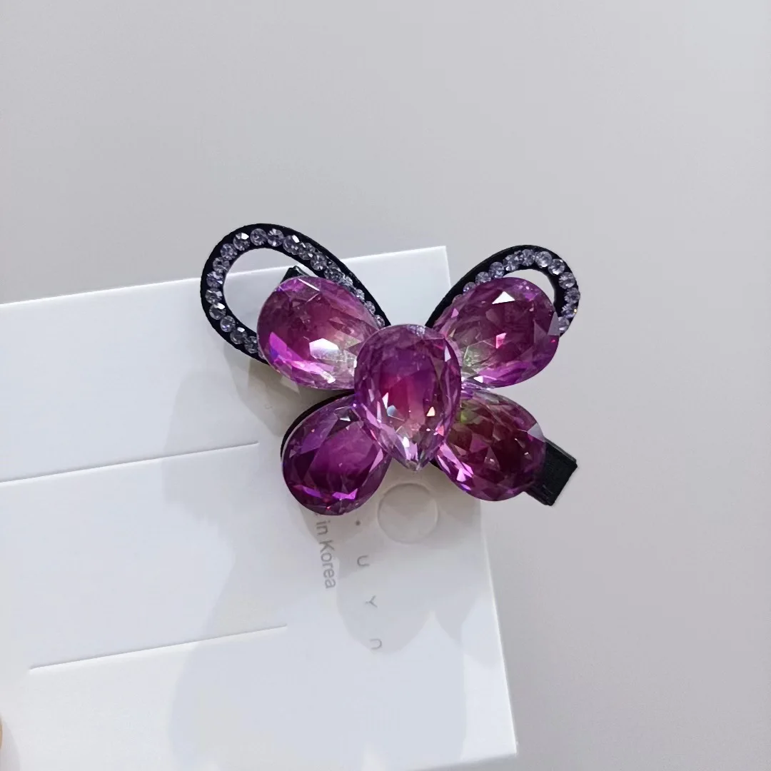 The new duck butterfly clip adult children general fashion hairpin hair edge clamp one word