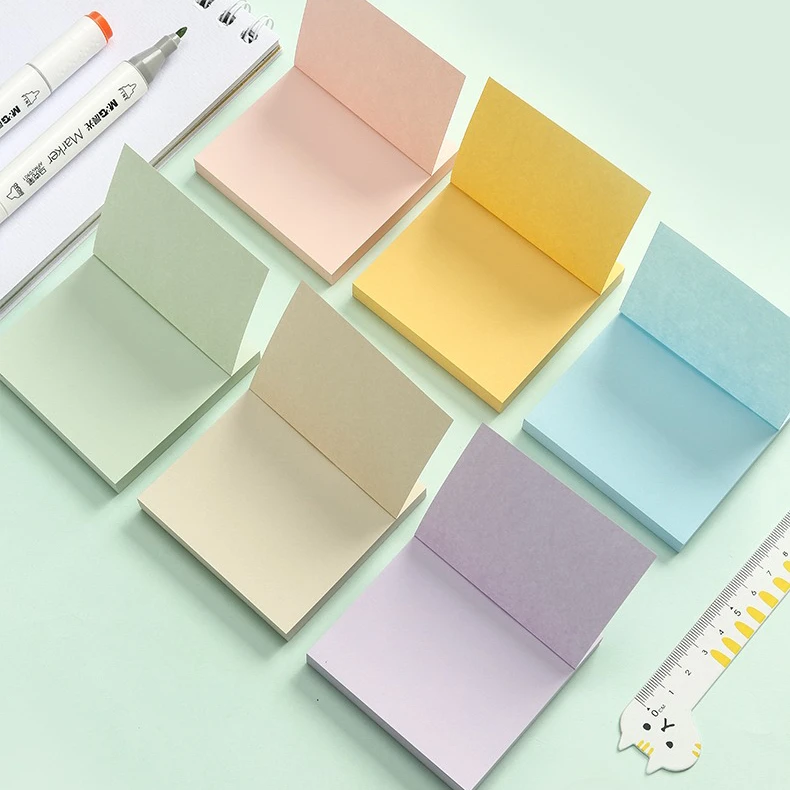 M&G 600 6-Color Post-it Notes 76*76mm Note Paper Plan this Message Post Macaron Color Note Pad