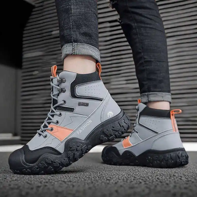 

Мужские кроссовки из экокожи с круглым носком, спортивная повседневная мужская классическая обувь для гольфа, мужская новая коллекция, универсальные брендовые спортивные пирожки