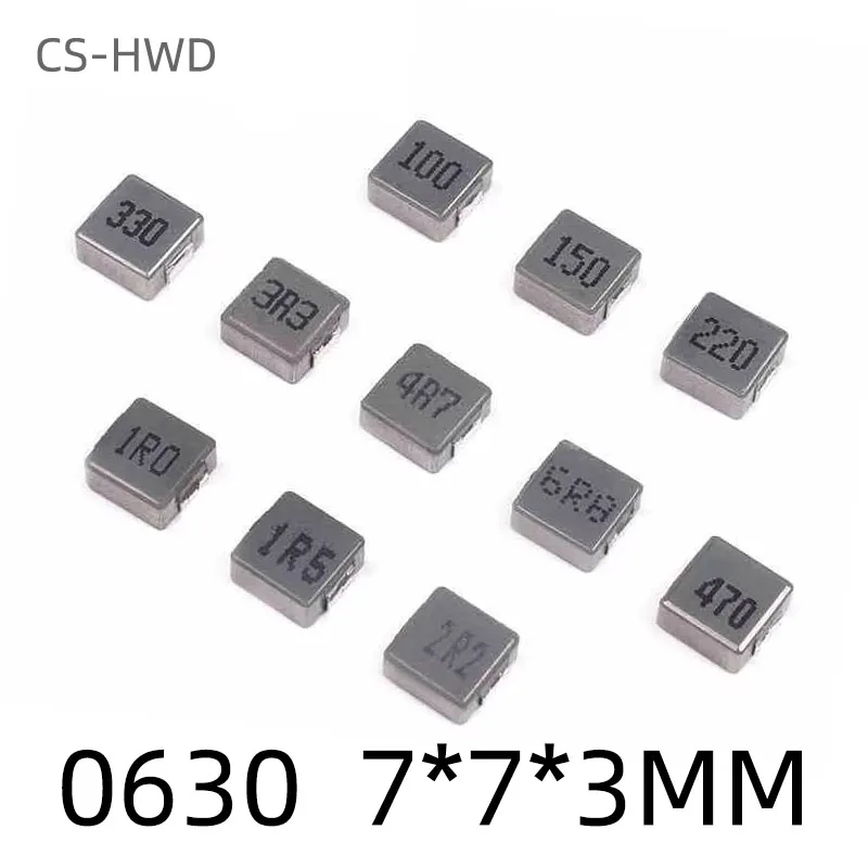 

10PCS 0630 SMT Inductor 0.1uH 0.22uH 0.33uH 0.47uH 0.82uH 1uH 1.5uH 2.2uH 3.3uH 4.7uH 5.6uH 6.8uH 10uH 15uH 22uH 33uH 47uH