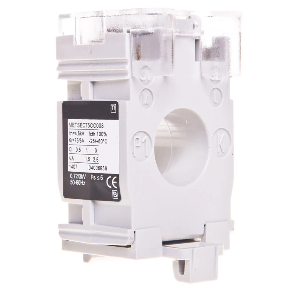 Current Transformer 75/5A Damp Heat For Schneider METSECT5CC008