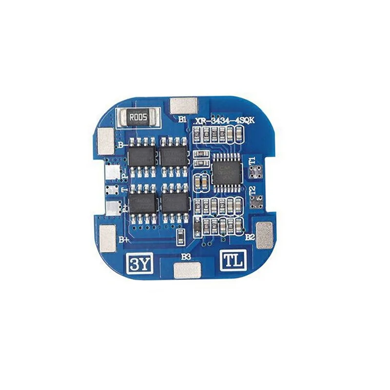 2 buah mesin penyapu papan pengisi daya baterai Lithium Li-Ion 14.8V 18650 4S BMS 10A papan pelindung baterai Lithium tenaga surya