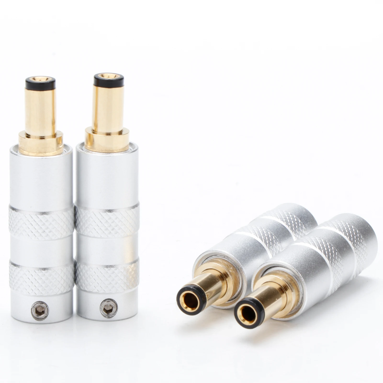 1PCS DC21G DC25G stecker 24K Gold-überzogene Stecker Jack DIY DC Barrel Stecker Stecker Für Audiophile – Detail 6