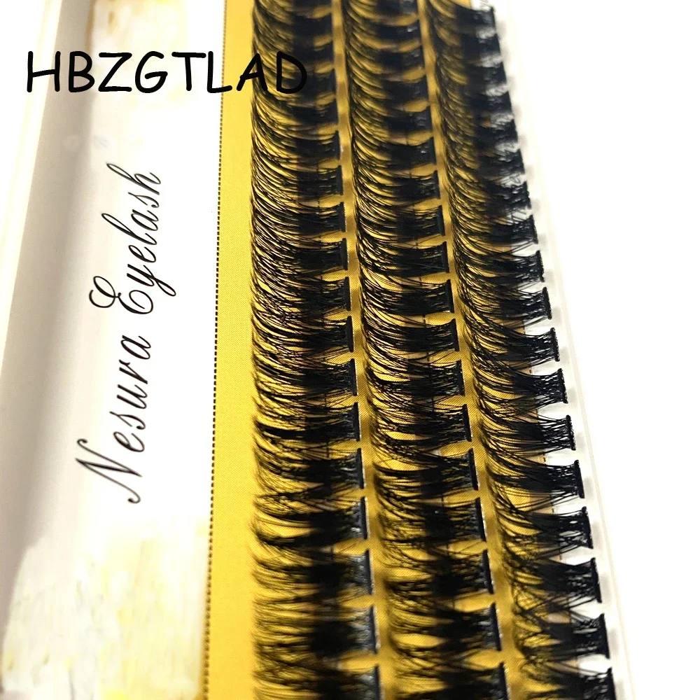 Personnalisation client VIP 40D 60D 80D cils de vison 60 paquets extension de cils naturels 3D russie grappe de cils individuelle