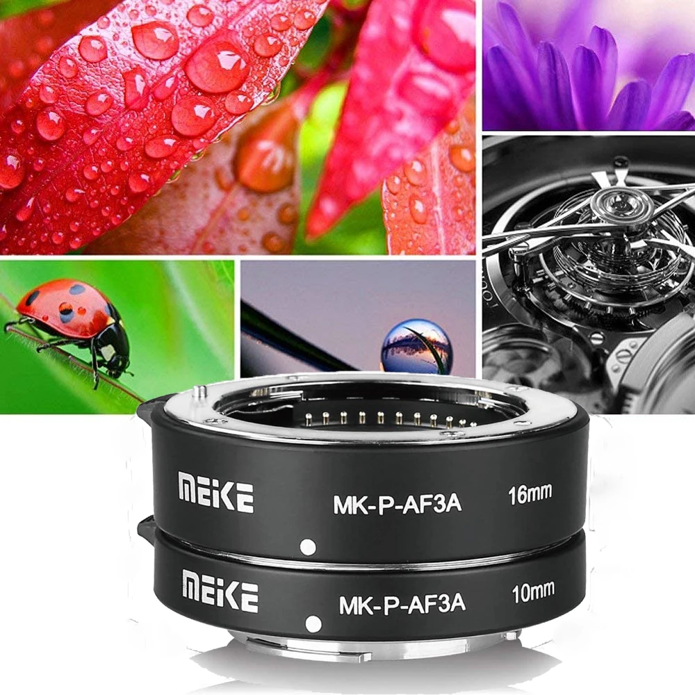 Meike MK-P-AF3A التركيز التلقائي ماكرو تمديد أنبوب لأوليمبوس باناسونيك M4/3 جبل G7 GX8 GX9 GH4 GH5 GH6 EM1 EM5 E-M10II E-M10III