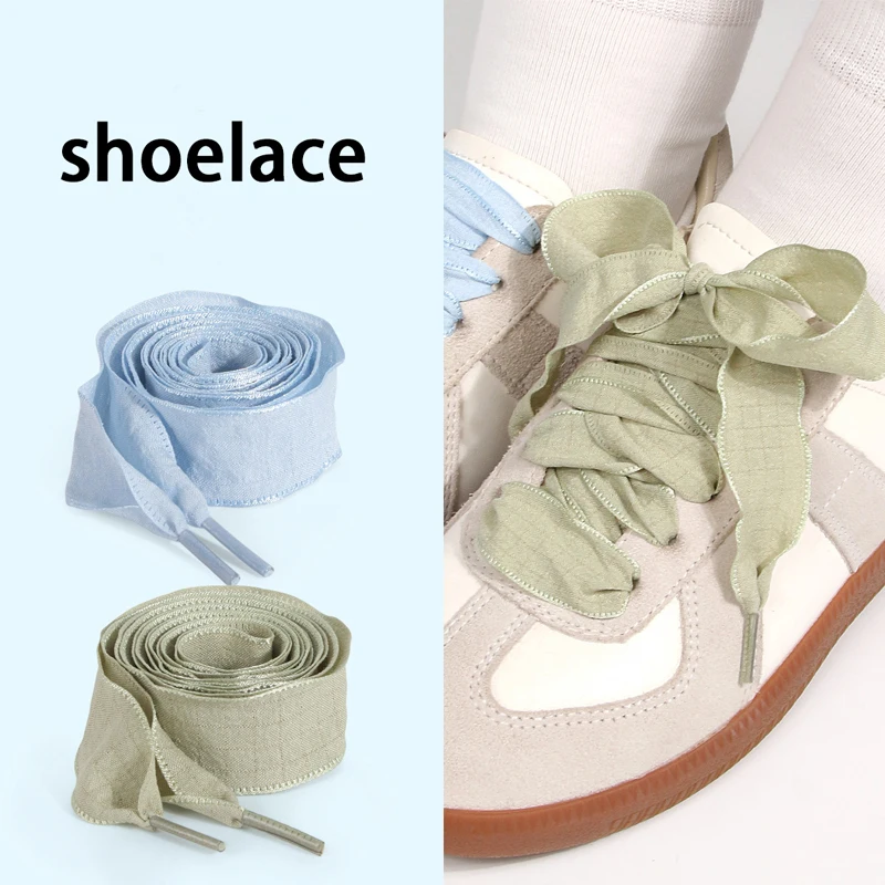 1Pair Fashion Petal Shoelaces 2.5cm Wide Flat Casual Shoe Laces Sneakers Rope Quality Shoelace 80/100/120/140CM