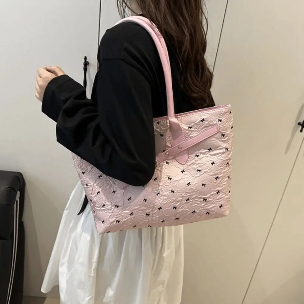 كل مباراة أنيقة القوس حقيبة كتف Y2k تنوعا حقيبة نسائية صغيرة الترفيه سستة التنقل حقيبة السيدات