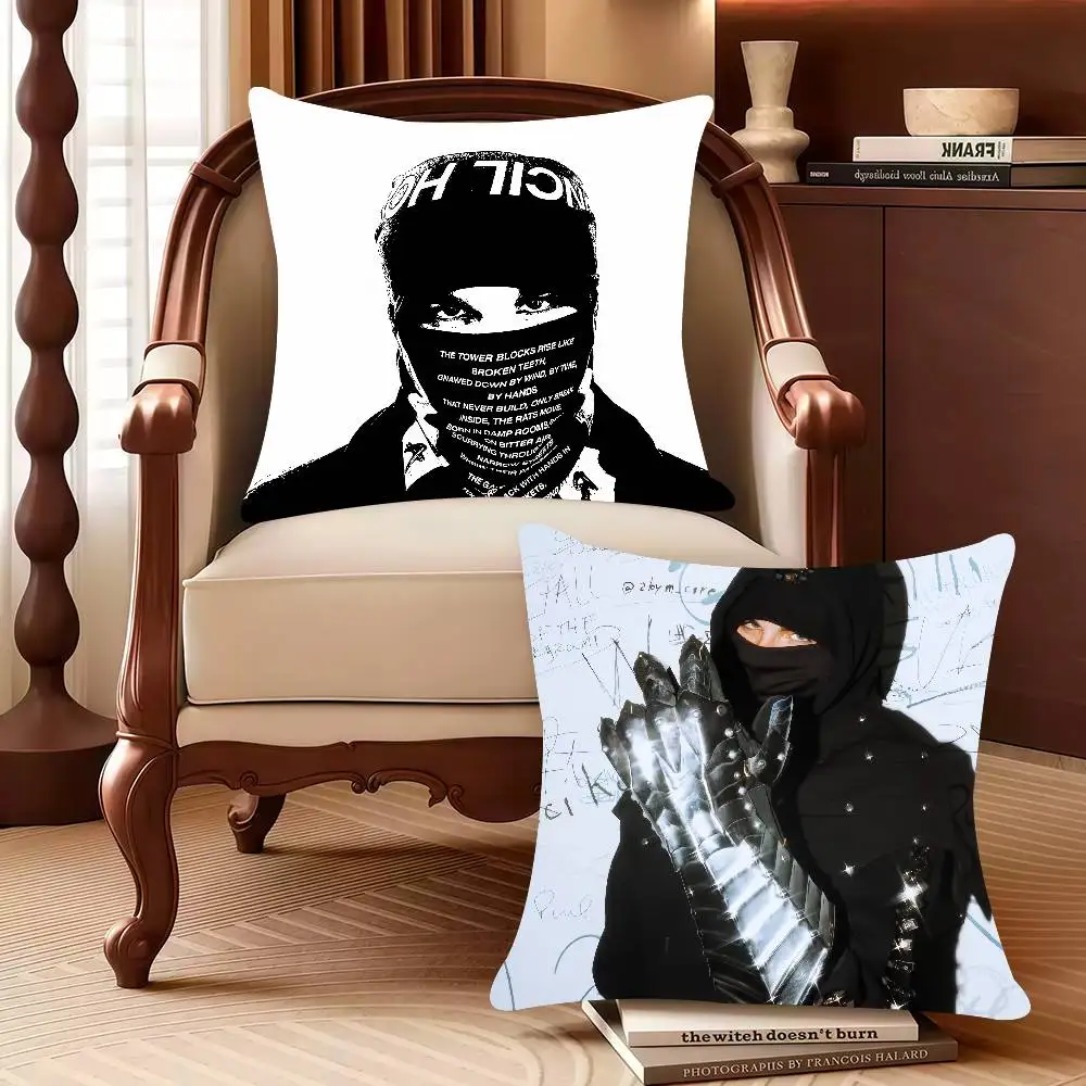 

Rapper E-EsDeeKid Rebel Pillow Case Decor Protective Covers Comfortable soft for Sofa Living Room Home office