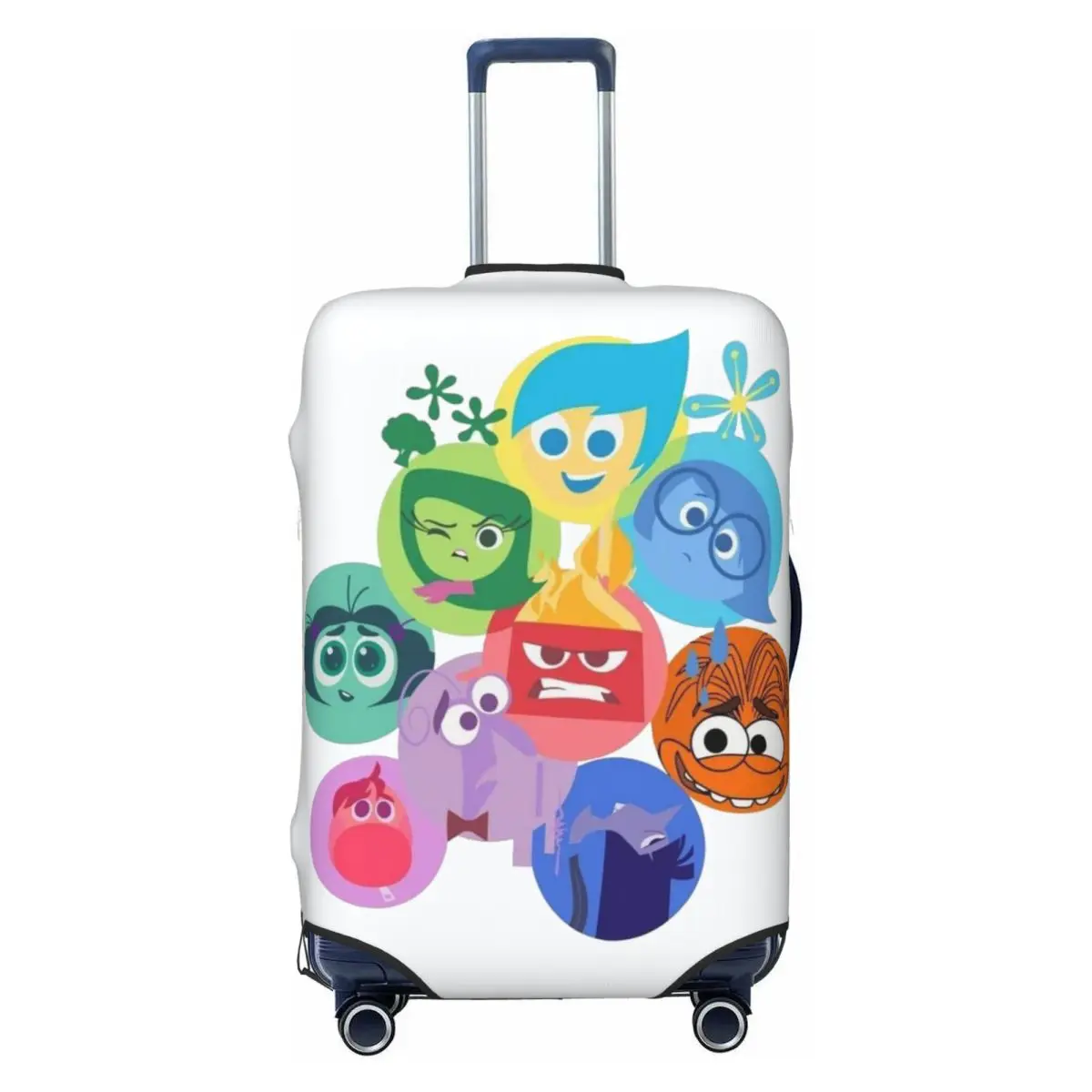

Custom Insides Anime Outs Joy Out Cartoon Luggage Cover Cute Suitcase Protector Covers Suit For 18-32 inch