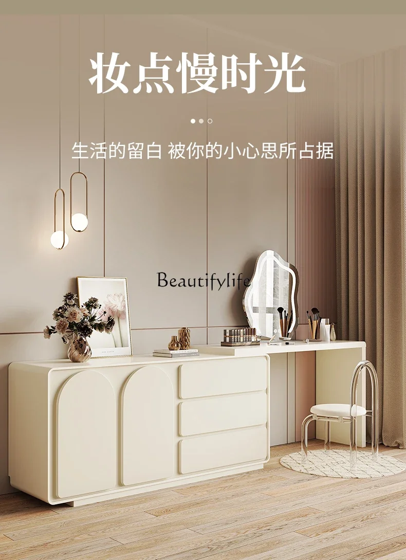 88. خزانة مكياج جديدة لغرفة النوم من كريم ويند، طاولة مكياج قابلة للسحب #5