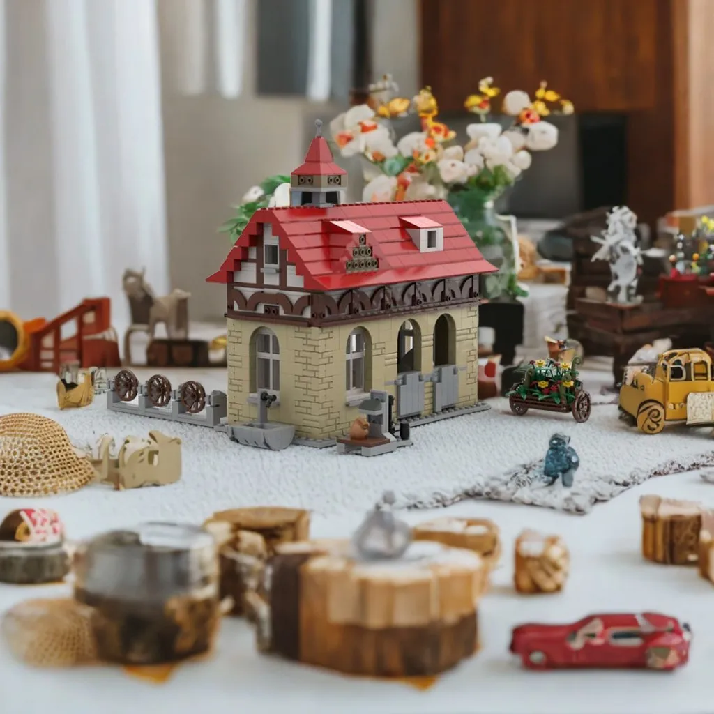 

900 шт., стабильная лошадь MOC, модель укрытия для сельскохозяйственных животных, образовательная модель, строительные блоки «сделай сам», игрушки на день рождения, подарок